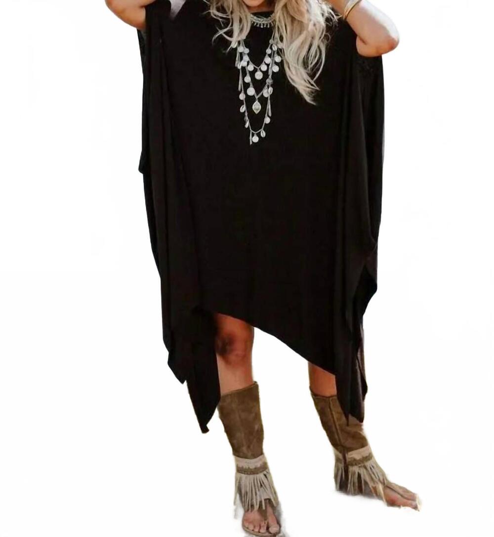 NEW THREE BIRD NEST wren tunic in black
